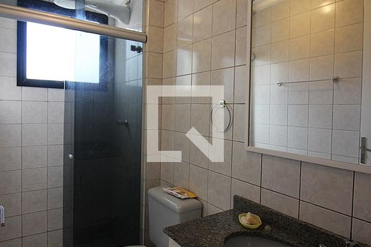 Banheiro Social de apartamento para alugar com 2 quartos, 54m² em Vila Tupi, São Bernardo do Campo