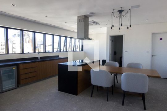 Área comum - Cozinha Compartilhada de kitnet/studio à venda com 1 quarto, 20m² em Bela Vista, São Paulo