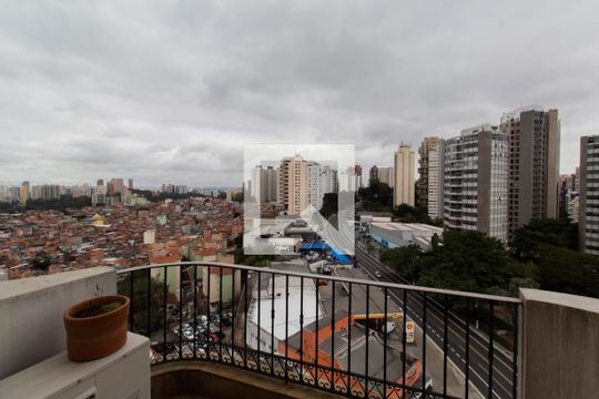 Varanda da Suíte 3 de apartamento para alugar com 3 quartos, 230m² em Vila Andrade, São Paulo