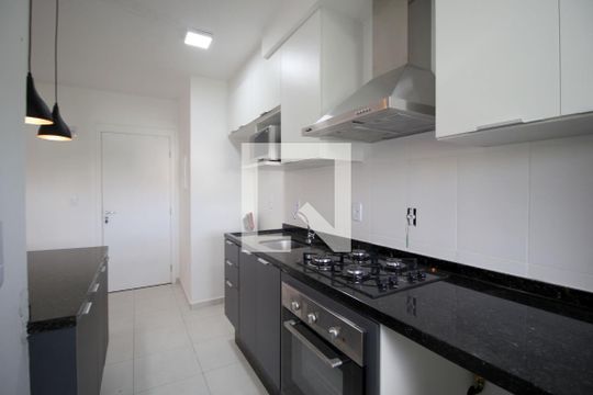 Cozinha de apartamento para alugar com 2 quartos, 52m² em Parque Morumbi, Votorantim
