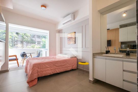 Studio de kitnet/studio para alugar com 1 quarto, 26m² em Vila Madalena, São Paulo