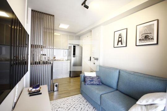 Sala de apartamento para alugar com 1 quarto, 35m² em Cambuci, São Paulo