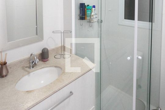 Banheiro de kitnet/studio para alugar com 1 quarto, 30m² em Vila Prudente, São Paulo