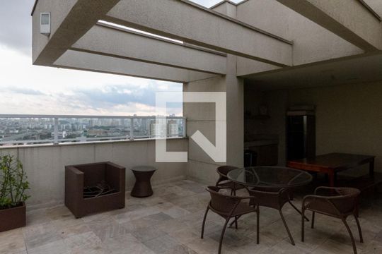 Área comum - Churrasqueira de kitnet/studio para alugar com 1 quarto, 30m² em Vila Prudente, São Paulo