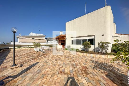 Área comum - Terraço de apartamento para alugar com 3 quartos, 190m² em Balneario Guarujá, Guarujá