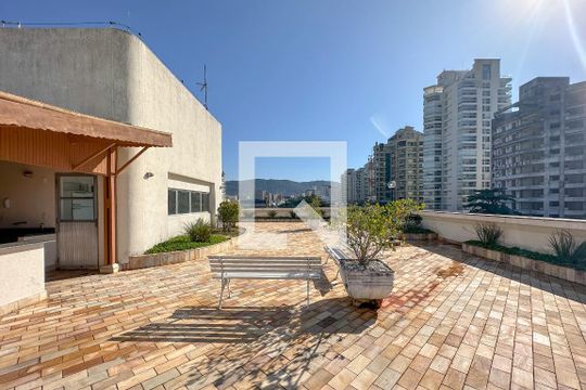 Área comum - Terraço de apartamento para alugar com 3 quartos, 190m² em Balneario Guarujá, Guarujá