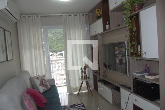 Sala de apartamento à venda com 2 quartos, 57m² em Riachuelo, Rio de Janeiro