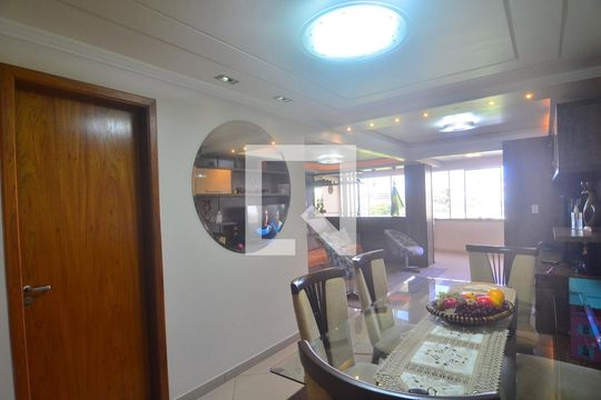 SALA DE JANTAR de apartamento à venda com 3 quartos, 128m² em Centro, Canoas