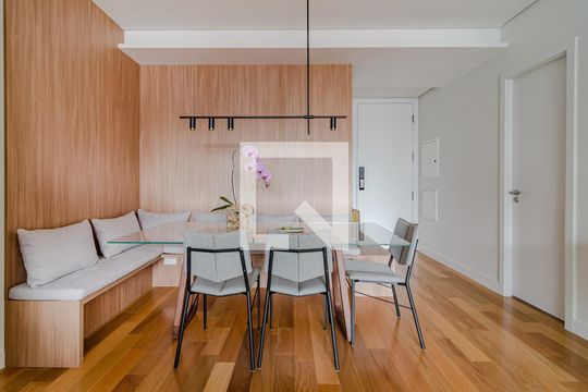 Sala de Jantar de apartamento para alugar com 2 quartos, 92m² em Cerqueira César, São Paulo
