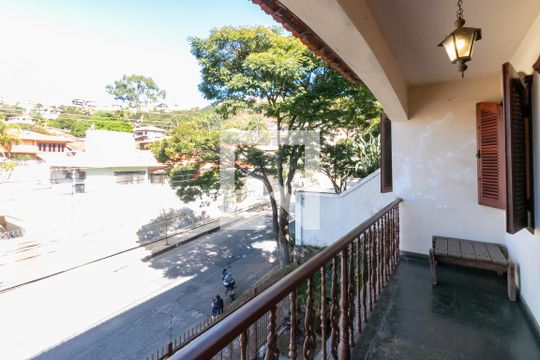 Varanda da Sala de casa para alugar com 6 quartos, 352m² em São Bento, Belo Horizonte