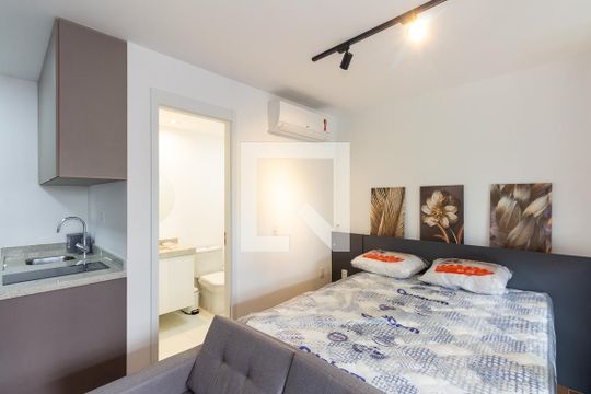 Studio de kitnet/studio para alugar com 1 quarto, 27m² em Itaim Bibi, São Paulo