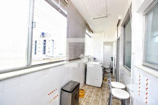 Área de serviço  de apartamento à venda com 4 quartos, 166m² em Santo Antônio, Belo Horizonte