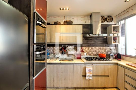 Cozinha de apartamento à venda com 4 quartos, 166m² em Santo Antônio, Belo Horizonte