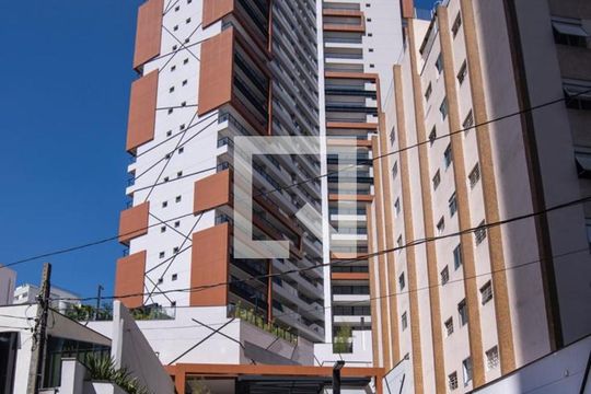 Fachada do bloco de kitnet/studio à venda com 1 quarto, 39m² em Itaim Bibi, São Paulo