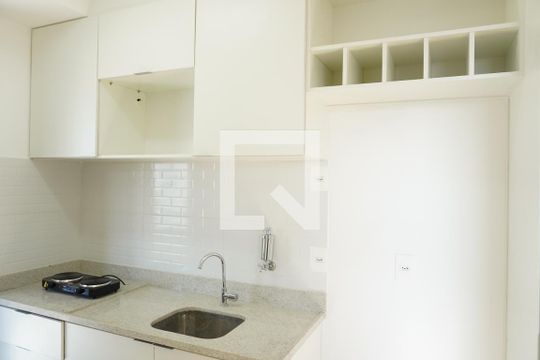 Cozinha de apartamento à venda com 1 quarto, 27m² em Vila Mariana, São Paulo