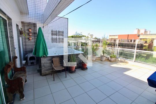 Varanda da Sala de apartamento à venda com 4 quartos, 187m² em Recreio dos Bandeirantes, Rio de Janeiro