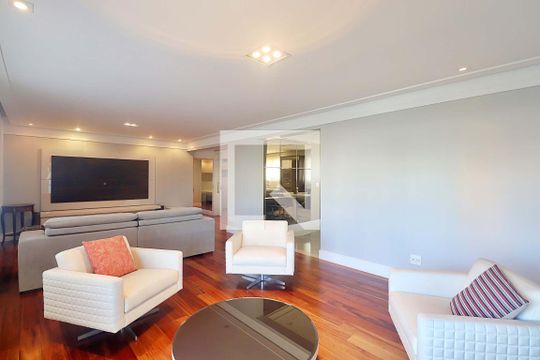 Sala de apartamento para alugar com 2 quartos, 170m² em Jardim, Santo André