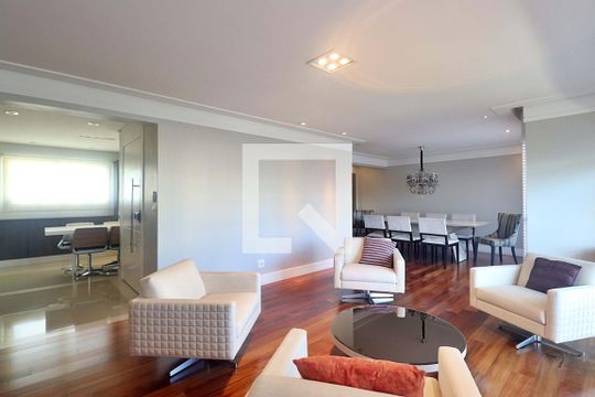 Sala de apartamento para alugar com 2 quartos, 170m² em Jardim, Santo André