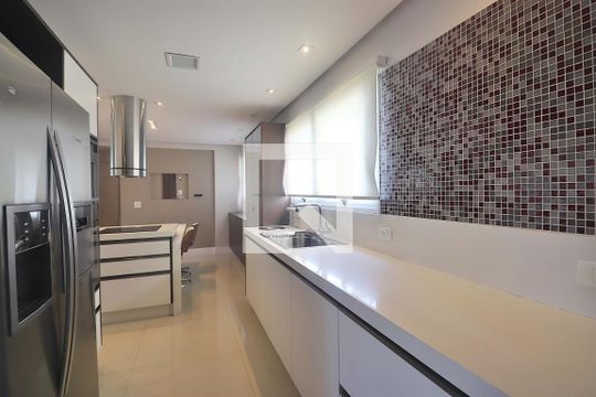Cozinha de apartamento para alugar com 2 quartos, 170m² em Jardim, Santo André