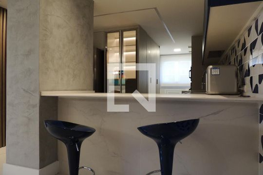 Cozinha - Armários de apartamento para alugar com 3 quartos, 117m² em Barra da Tijuca, Rio de Janeiro