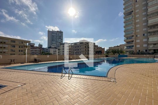Área comum - Piscina de apartamento para alugar com 2 quartos, 71m² em Loteamento João Batista Julião, Guarujá