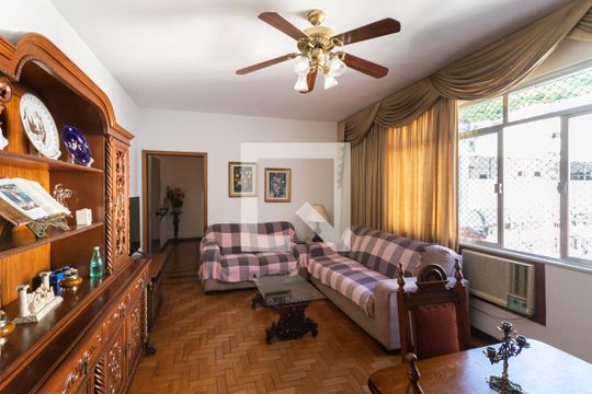 Sala de apartamento à venda com 3 quartos, 130m² em Tijuca, Rio de Janeiro
