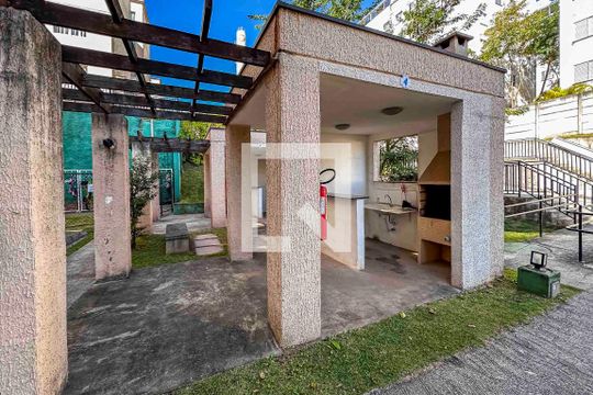 Área comum - Churrasqueira de apartamento à venda com 2 quartos, 45m² em Vila Tibiriçá, Santo André