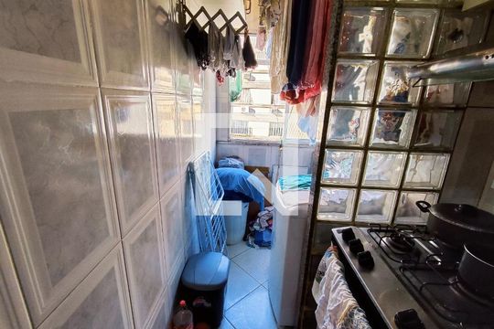 Área de Serviço de apartamento à venda com 3 quartos, 76m² em Engenho de Dentro, Rio de Janeiro