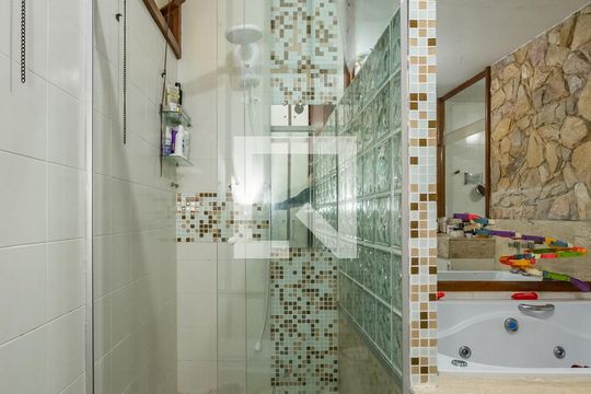 Banheiro da Suíte 1 de casa à venda com 5 quartos, 450m² em São Bento, Belo Horizonte