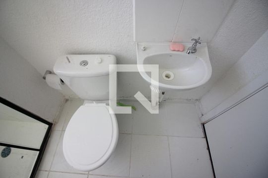 Banheiro Social de apartamento à venda com 2 quartos, 44m² em Jardim São Savério, São Paulo