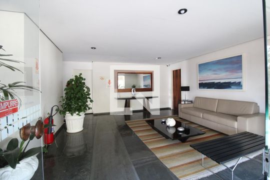Área comum - Hall social  de apartamento para alugar com 1 quarto, 50m² em Vila Romana, São Paulo