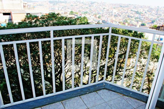 Varanda da Sala de apartamento à venda com 2 quartos, 56m² em Vila Carmosina, São Paulo