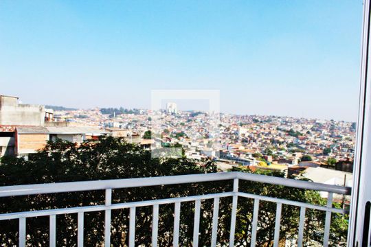 Varanda da Sala de apartamento à venda com 2 quartos, 56m² em Vila Carmosina, São Paulo