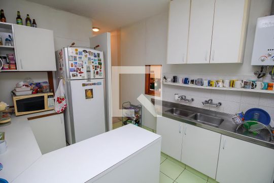 Cozinha - Armários de casa de condomínio à venda com 5 quartos, 314m² em Botafogo, Rio de Janeiro
