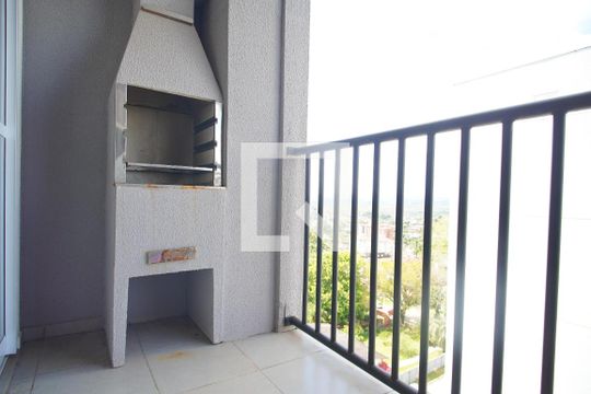 Varanda da Sala de apartamento à venda com 2 quartos, 63m² em Rondônia, Novo Hamburgo