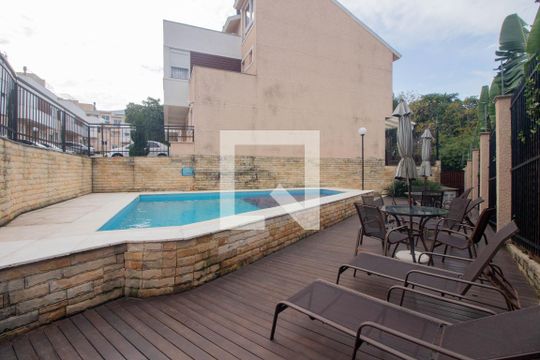 Área Comum - Piscina de casa de condomínio à venda com 3 quartos, 256m² em Morro Santana, Porto Alegre