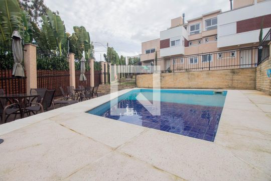 Área Comum - Piscina de casa de condomínio à venda com 3 quartos, 256m² em Morro Santana, Porto Alegre
