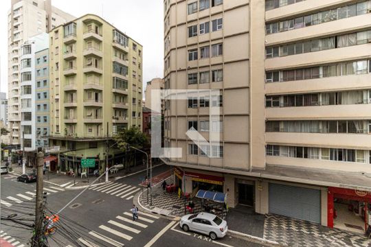 Vista do Quarto de apartamento à venda com 1 quarto, 43m² em Santa Cecília, São Paulo