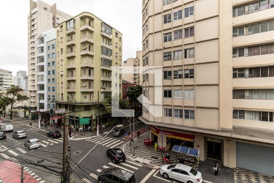 Vista da Sala de apartamento à venda com 1 quarto, 43m² em Santa Cecília, São Paulo
