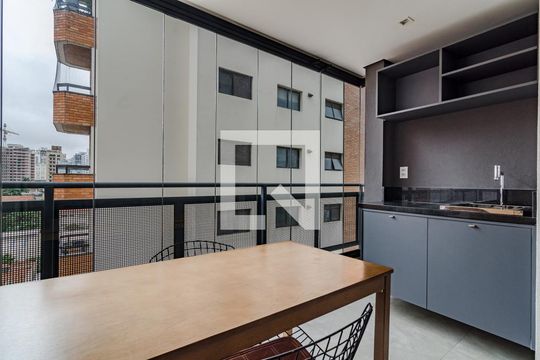 Varanda de apartamento para alugar com 1 quarto, 33m² em Pinheiros, São Paulo