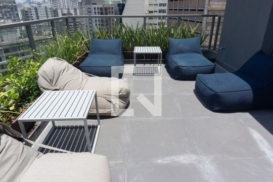Área comum de kitnet/studio para alugar com 1 quarto, 30m² em Consolação, São Paulo