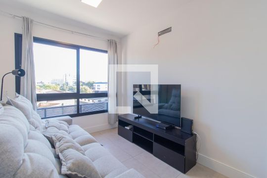 Sala de apartamento à venda com 1 quarto, 45m² em Bela Vista, Porto Alegre