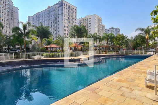 Área comum - Piscina de apartamento para alugar com 2 quartos, 55m² em Recreio dos Bandeirantes, Rio de Janeiro