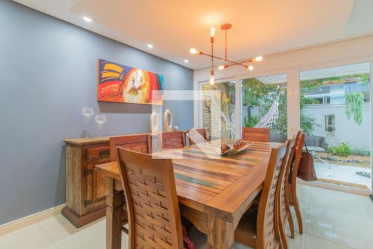 Sala de casa de condomínio para alugar com 3 quartos, 230m² em Aberta dos Morros, Porto Alegre