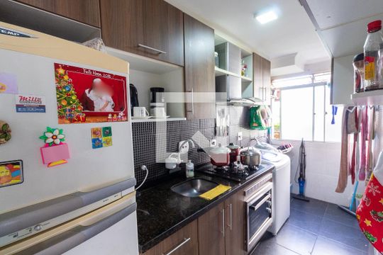 Cozinha de apartamento à venda com 2 quartos, 50m² em Jardim São Nicolau, São Paulo