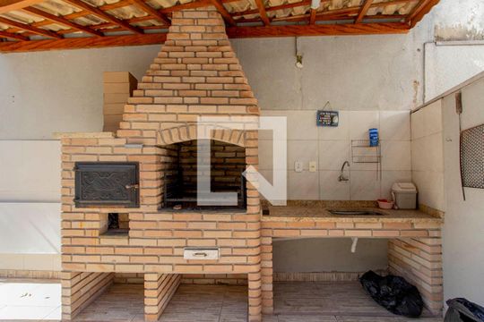 Área Comum - Churrasqueira  de casa de condomínio à venda com 2 quartos, 98m² em Vila Laís, São Paulo