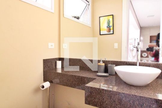 Lavabo de apartamento à venda com 3 quartos, 150m² em Campestre, Santo André