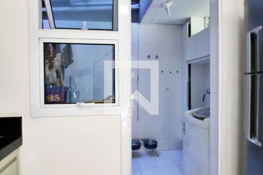 Área de Serviço de apartamento à venda com 3 quartos, 150m² em Campestre, Santo André