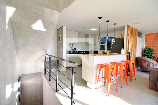 Cozinha de apartamento à venda com 3 quartos, 150m² em Campestre, Santo André