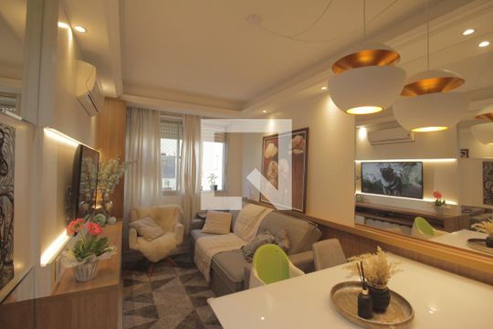 Sala de apartamento à venda com 3 quartos, 70m² em Sarandi, Porto Alegre